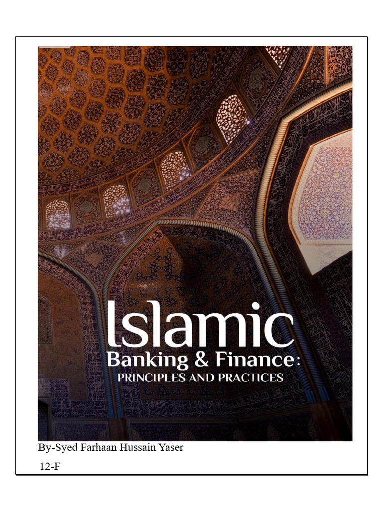 Islamic Finance: Principles and Practices | PDF | Islamic Banking And ...