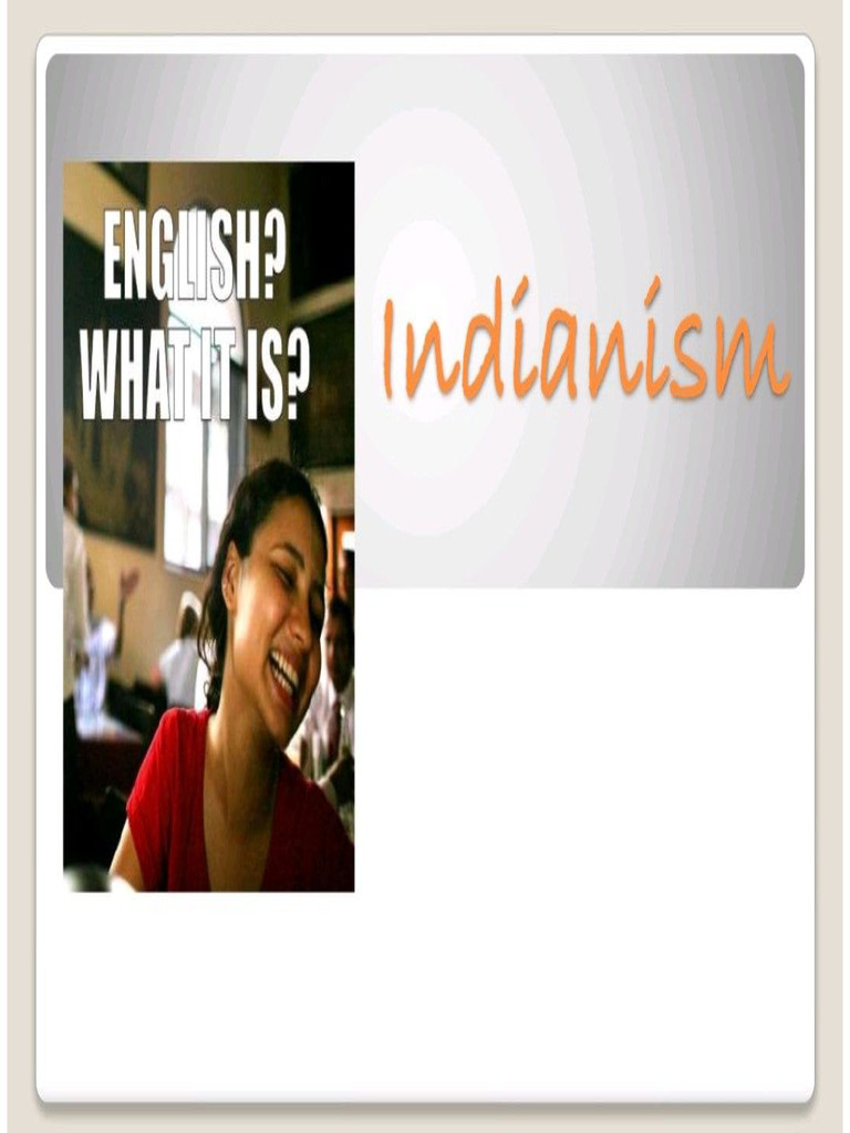 Indianism S | PDF