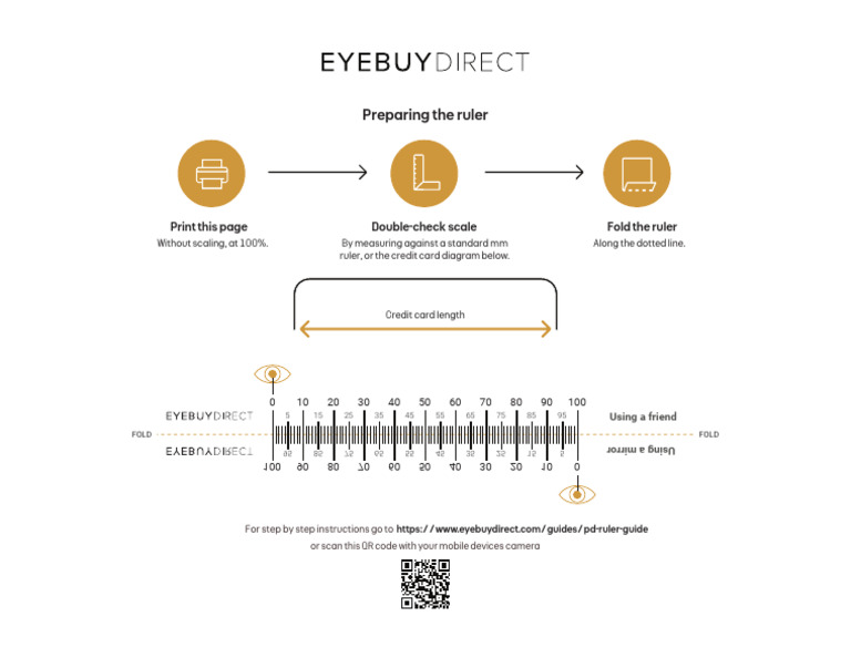 Eyebuydirect PD Ruler Instructions | PDF
