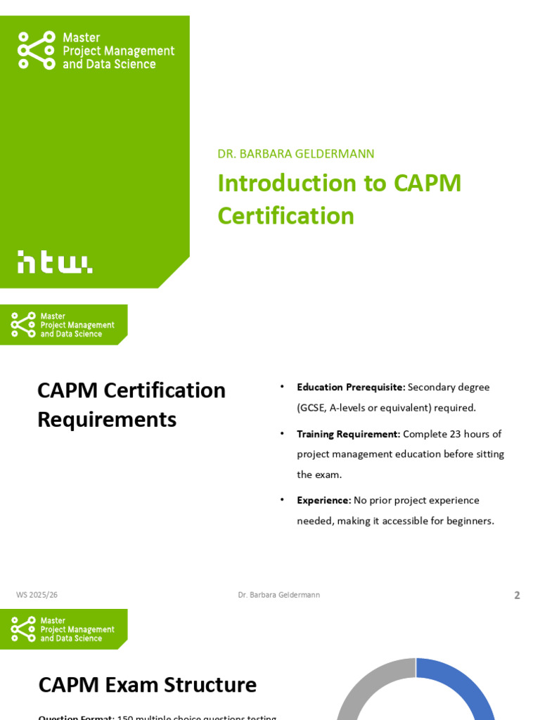 CAPM Certification Guide for Beginners | PDF | Project Management ...