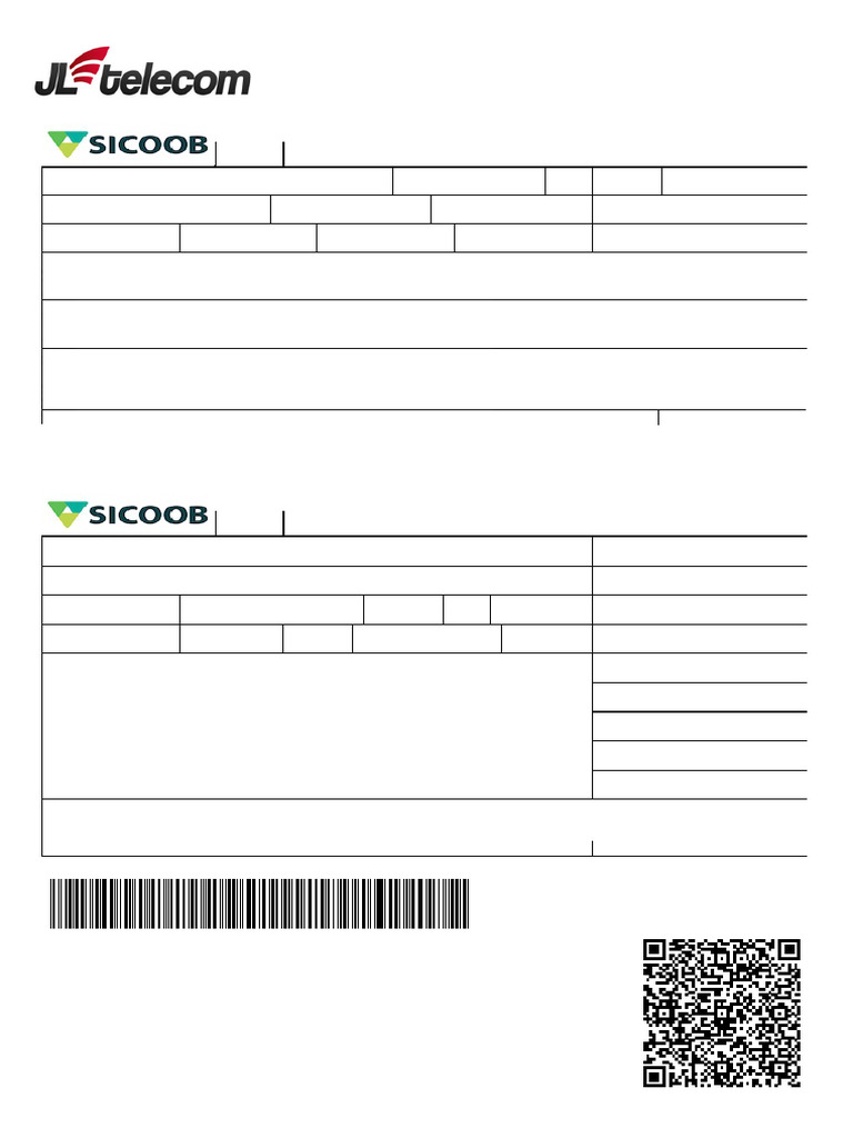 Recibo de Pagamento de Internet JL Telecom | PDF