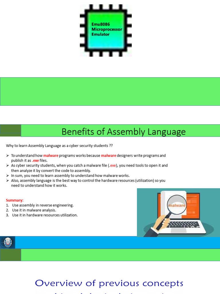 Assembly Language in Cyber Security Lab | PDF | Computer Security ...