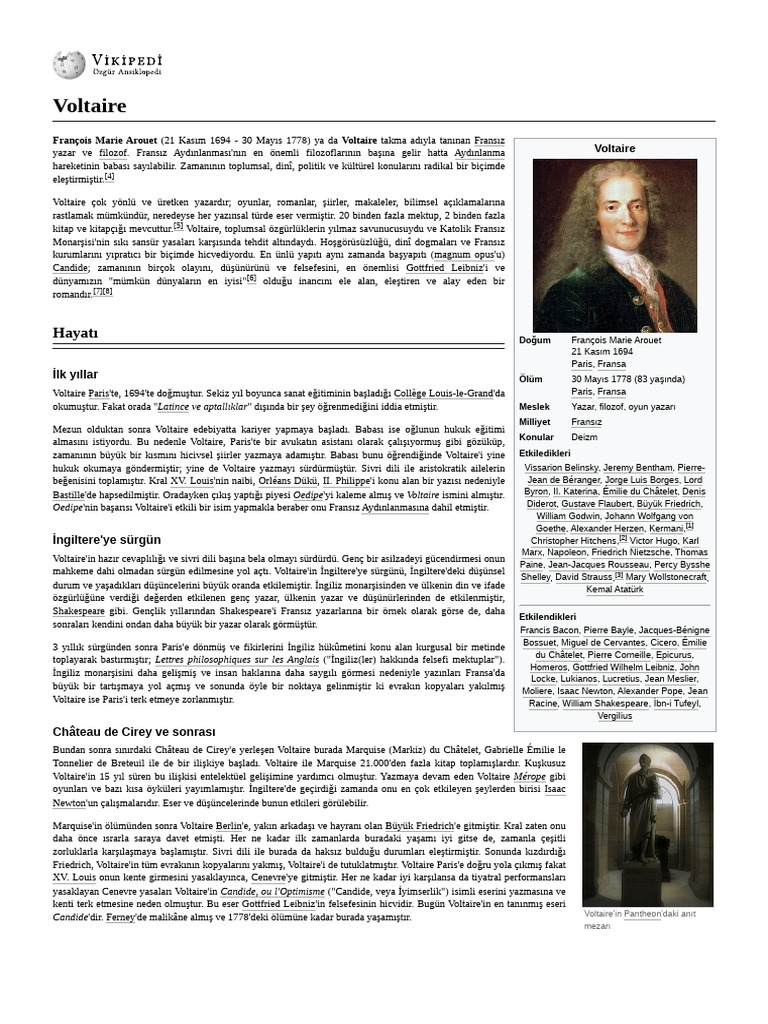 Voltaire | PDF