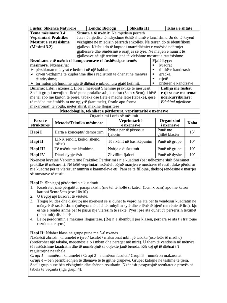 3.4 VP Mostrat e Raste Êsishme | PDF