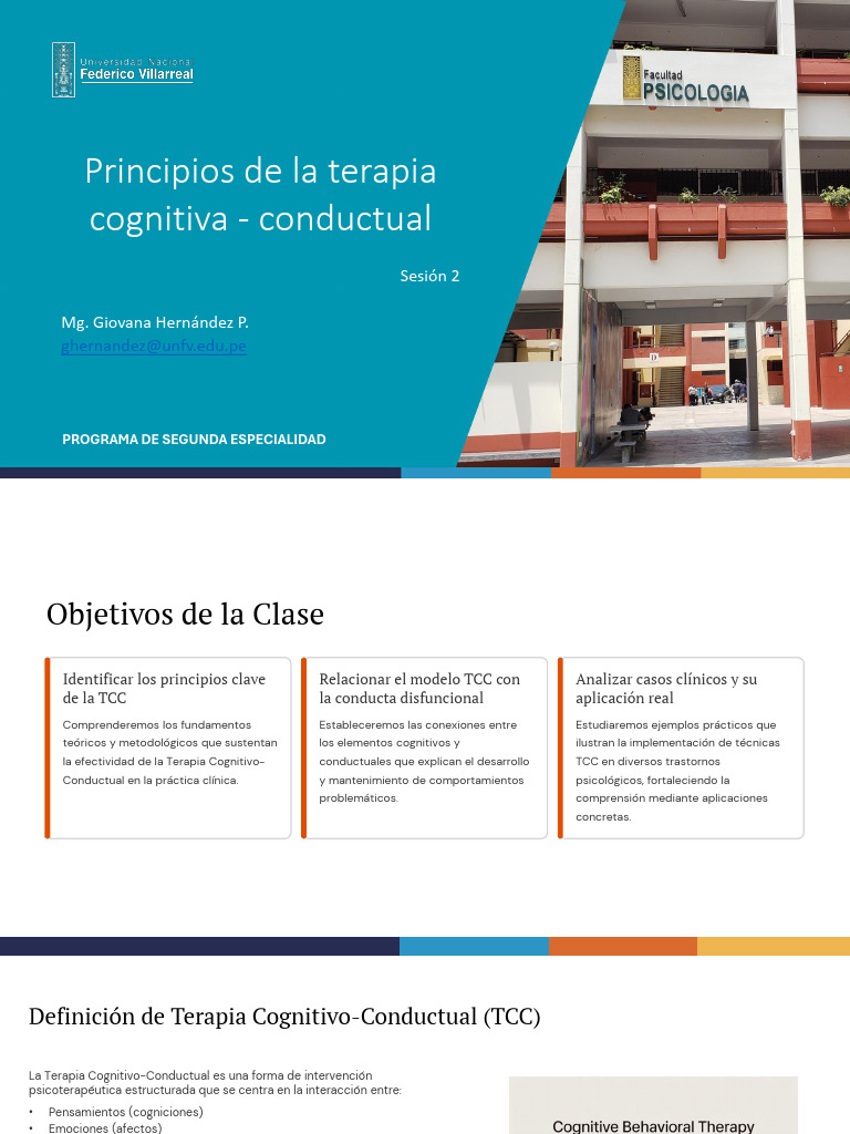 Principios de la Terapia Cognitivo-Conductual | PDF | Terapia de ...