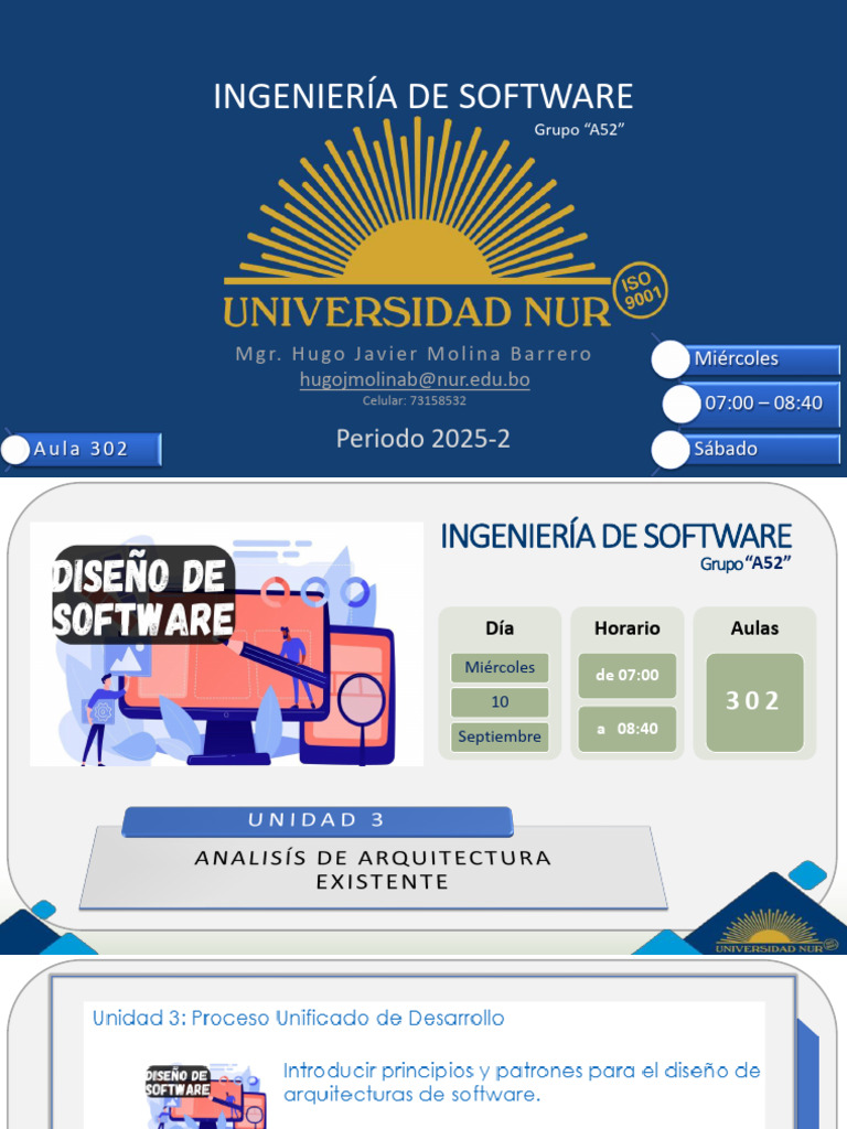 252 (0910) - (IS - U3 - C09-D10) - Diseño PUDS - Analisis de ...