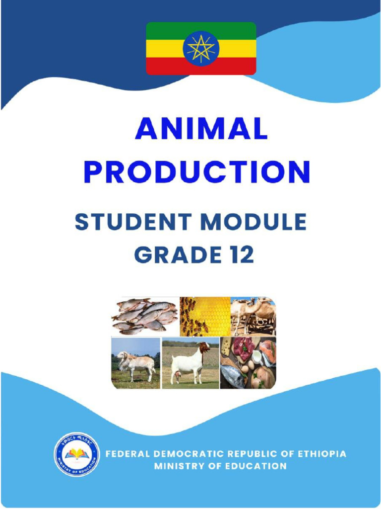 Grade 12 Animal Production Module | PDF | Water Quality | Foods