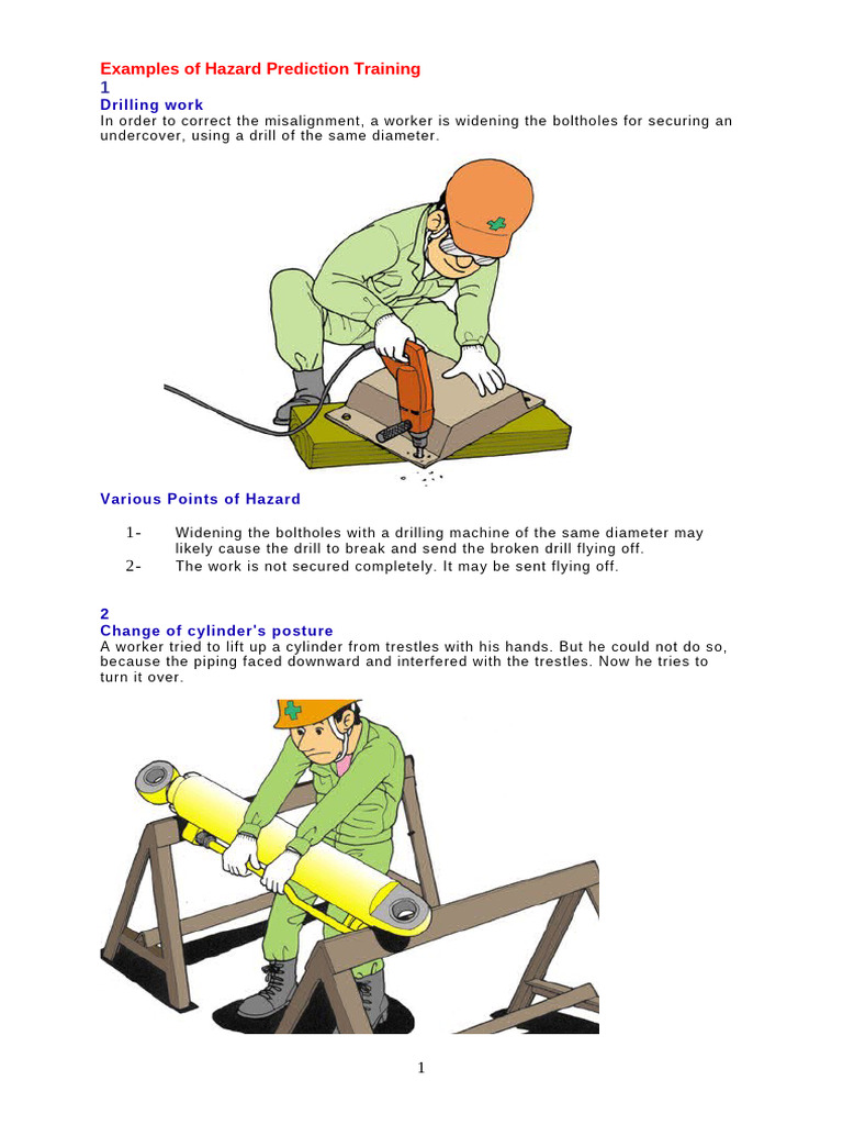 Hazard Prediction Training Examples | PDF | Elevator | Forklift