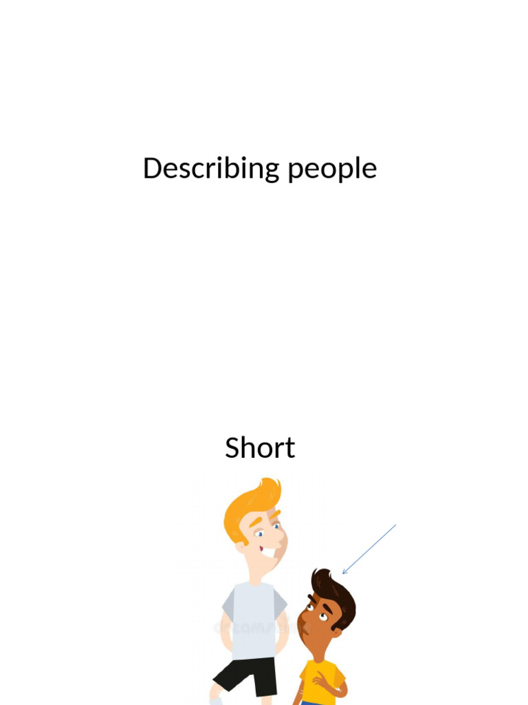 Guide to Describing People | PDF