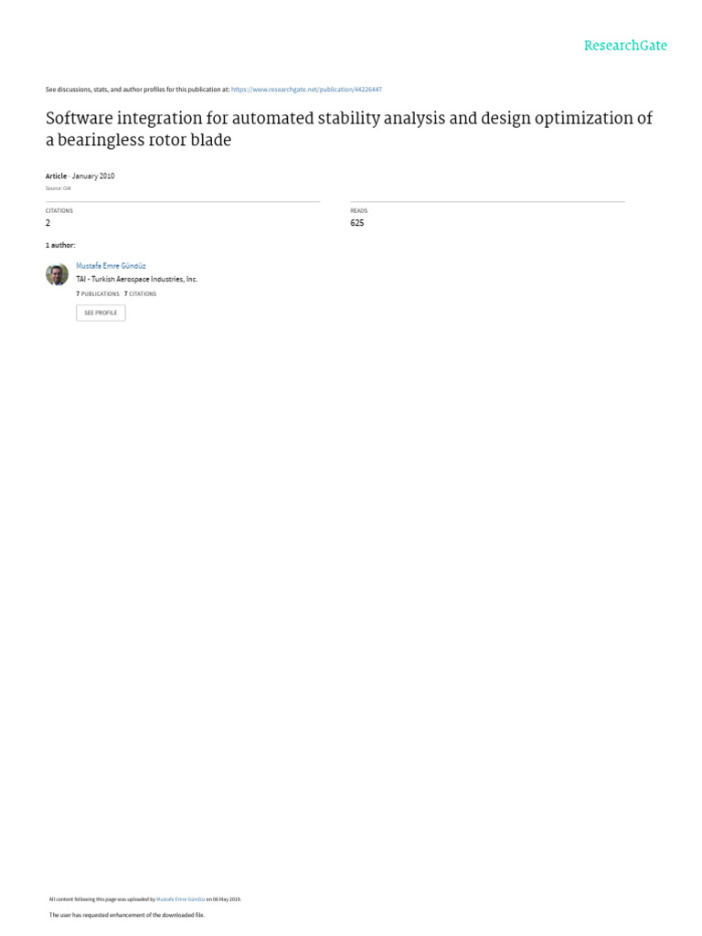 Software Integration For Automated Stability Analy | PDF | Mathematical ...