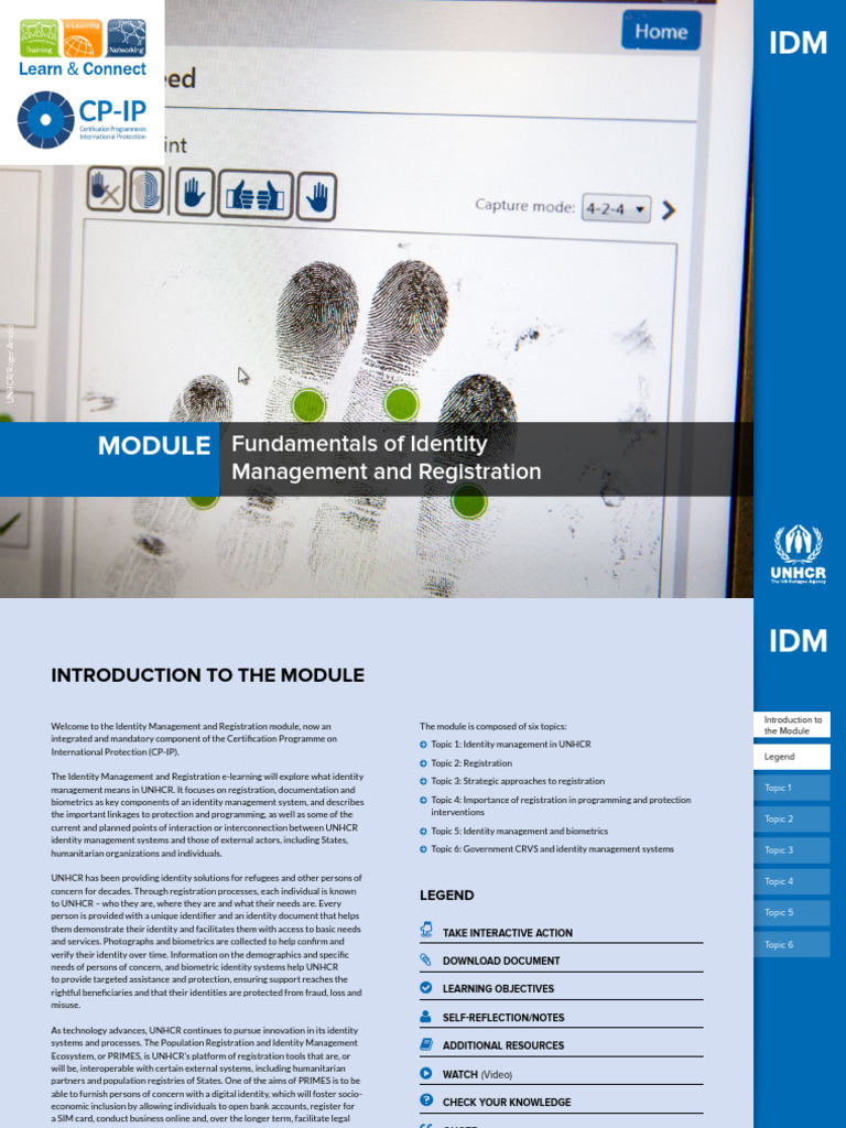 Biometrics in UNHCR Identity Management | PDF | Identity Document ...