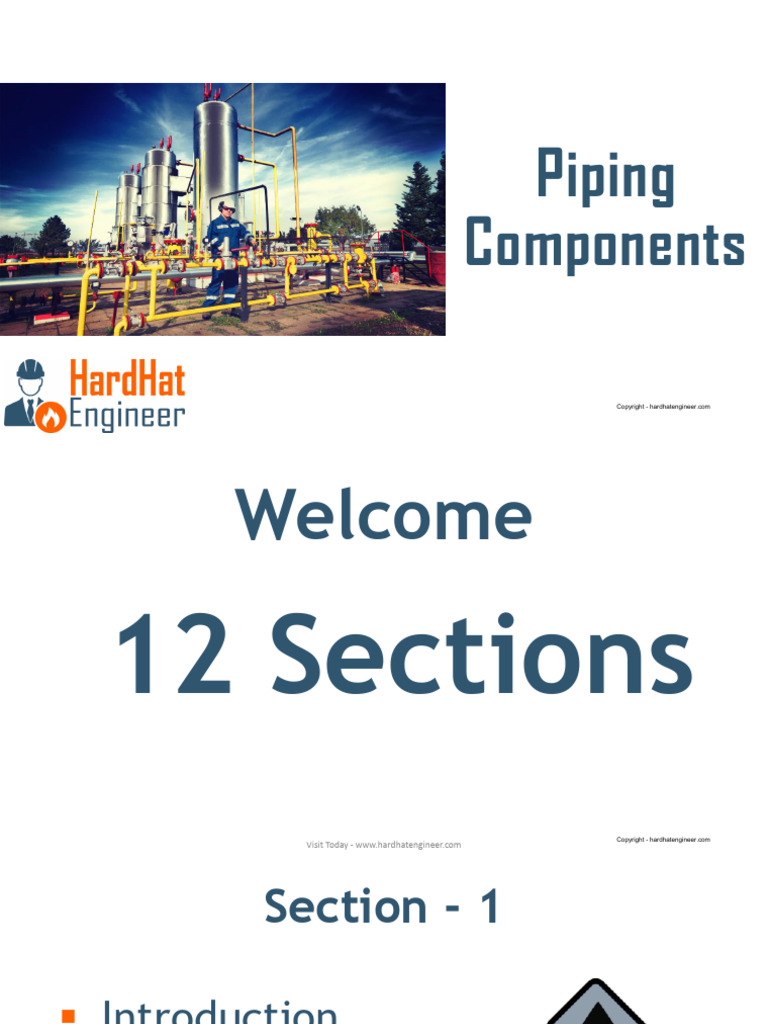 Comprehensive Guide to Piping Components | PDF | Pipe (Fluid Conveyance ...