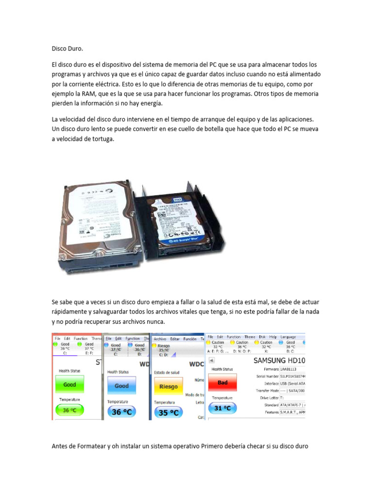 Disco Duro | PDF | Disco duro | Archivo de computadora