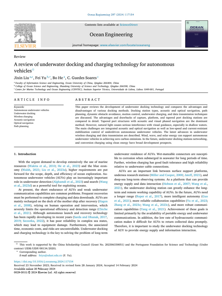 Underwater Docking for Autonomous Vehicles | PDF | Navigation | Sonar