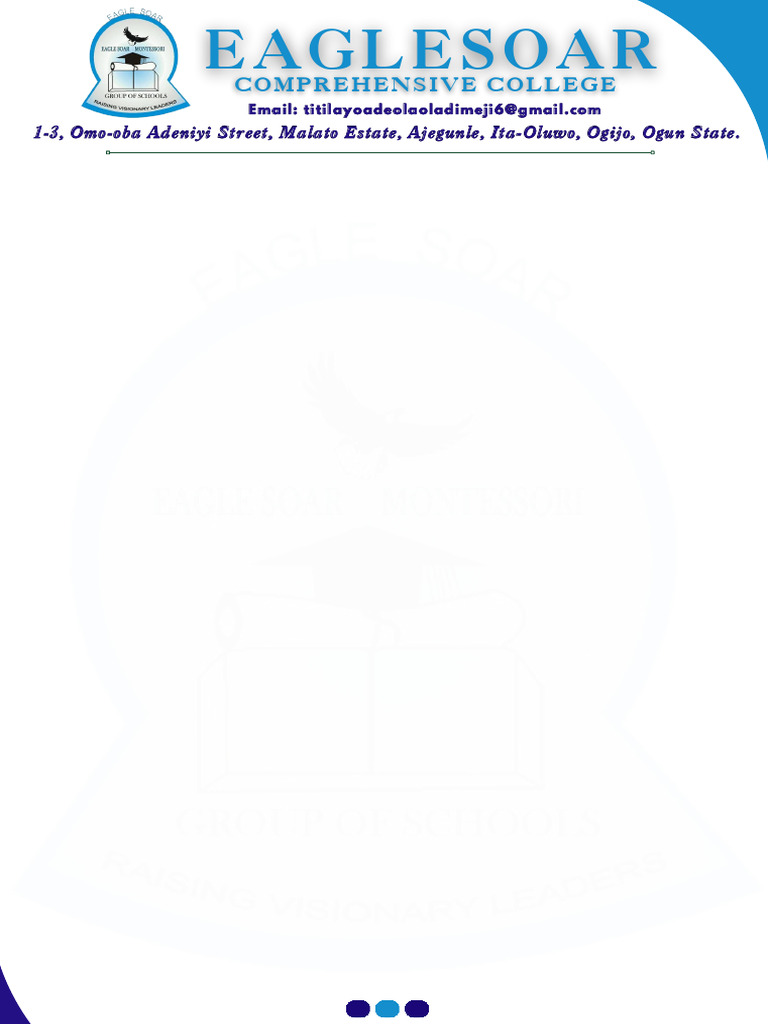 Eaglesoar C. College Plain Letterhead | PDF