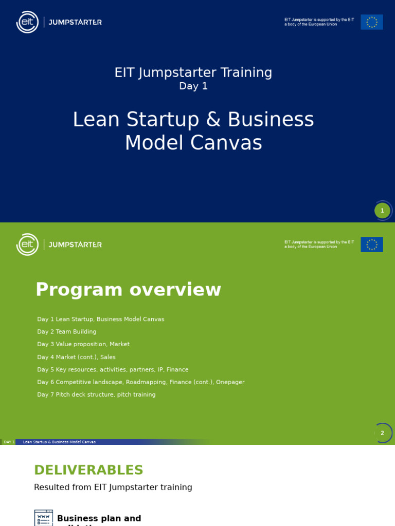 Lean Startup Training Overview | PDF | Lean Startup | Startup Company