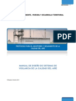 Protocolo para El Monitoreo y Seguimiento de La Calidad Del Aire - Res - 2154 - 021110 - Manual - Diseno