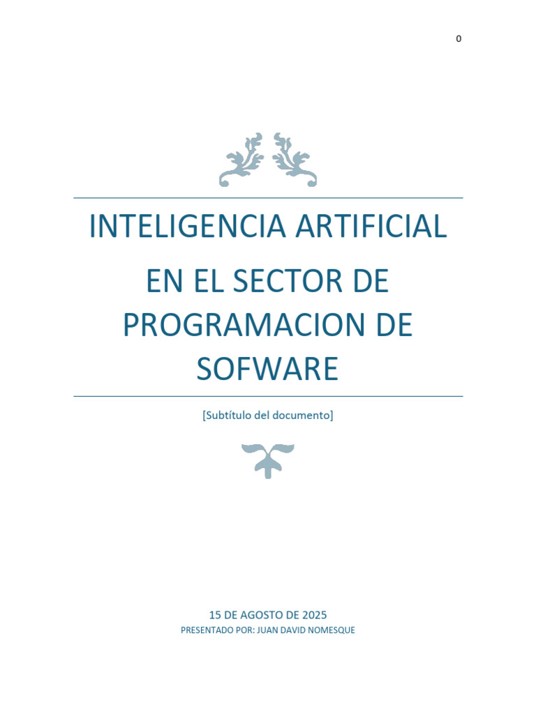 IA en el Desarrollo de Software: Impacto y Futuro | PDF | Inteligencia ...