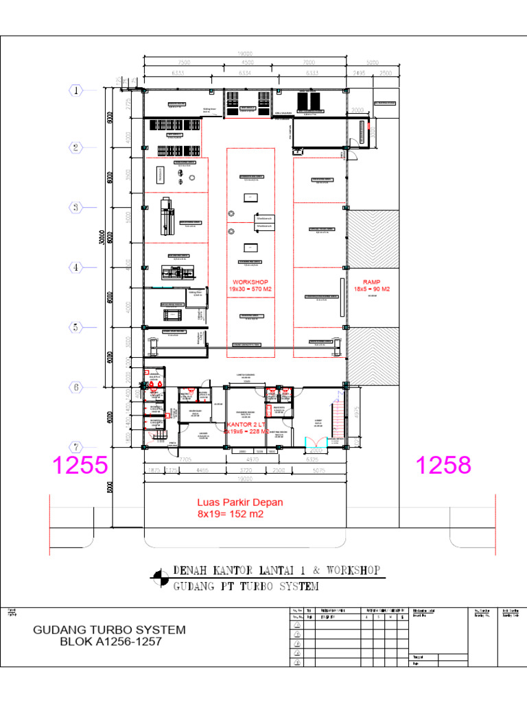 Layout and Specifications for Turbo System Warehouse | PDF
