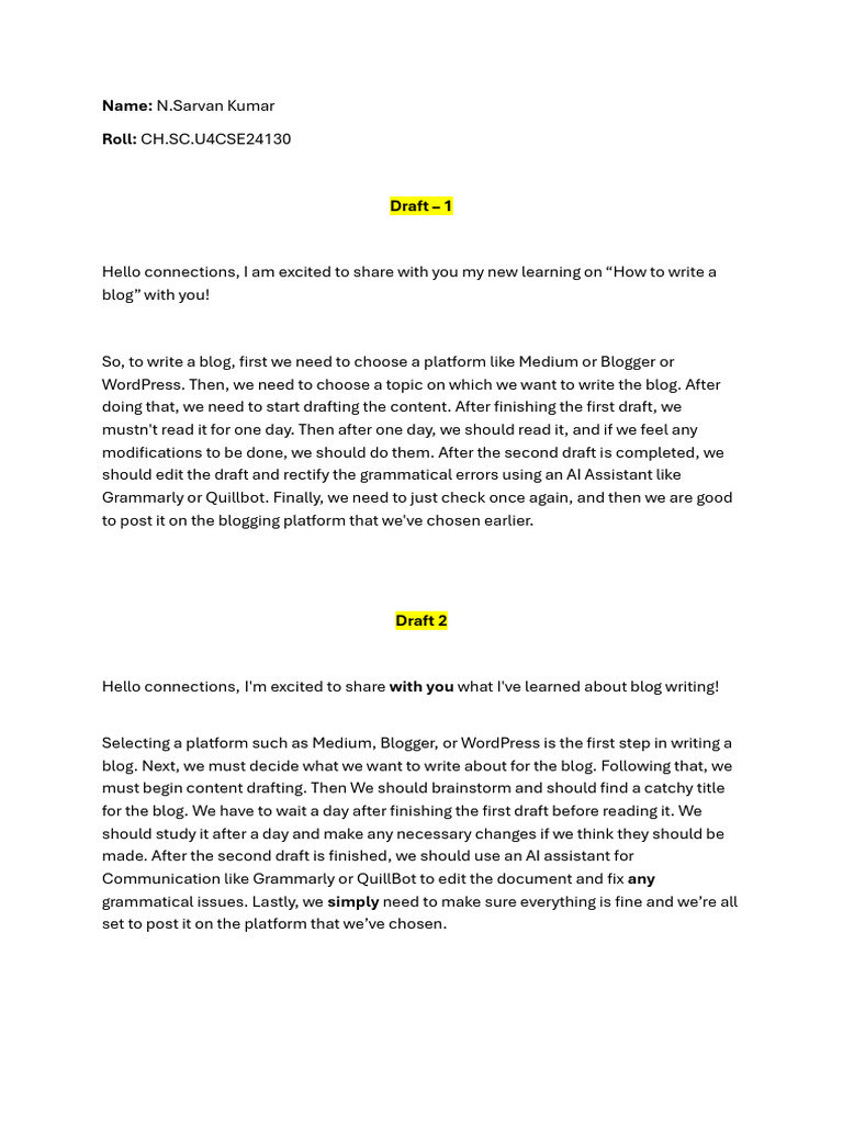 How to Write a Blog: A Step-by-Step Guide | PDF | Blog | Social ...