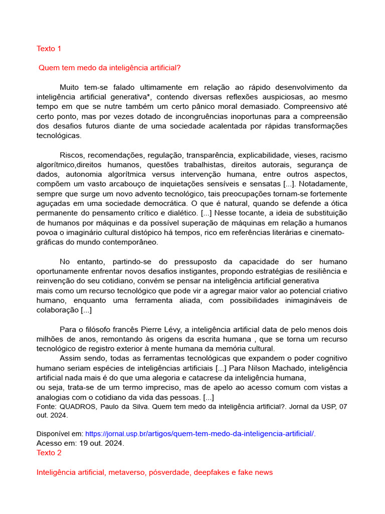 Desafios e Potencial da Inteligência Artificial | PDF | Inteligência ...