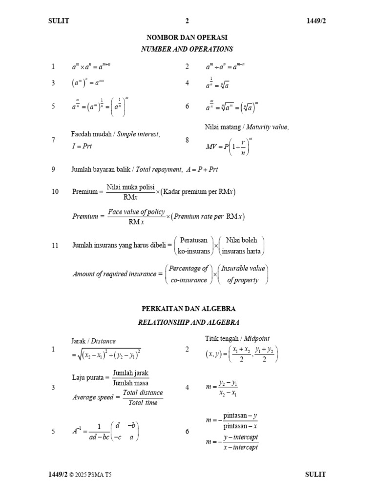 Mathematics Concepts and Formulas Guide | PDF | Area | Circle