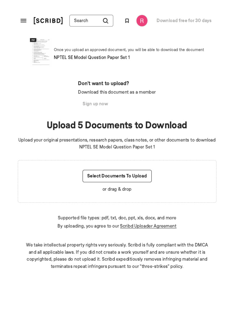 Upload A Document - Scribd | PDF | Scribd