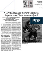 A La Villa Medicis Gerard Garouste Le Peintre Et L Homme en Majeste Le Figaro Et Vous