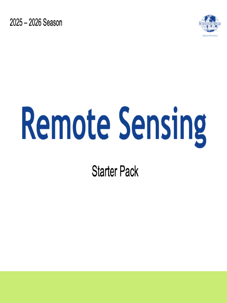 Remote Sensing Official | PDF