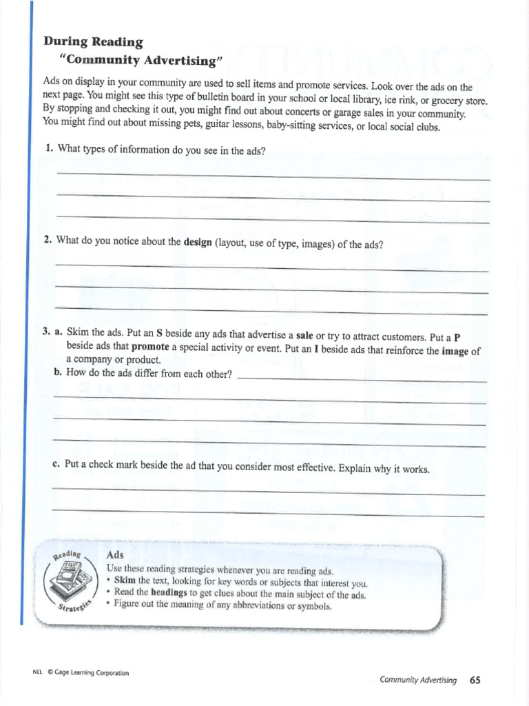 Text - Community Advertising | PDF