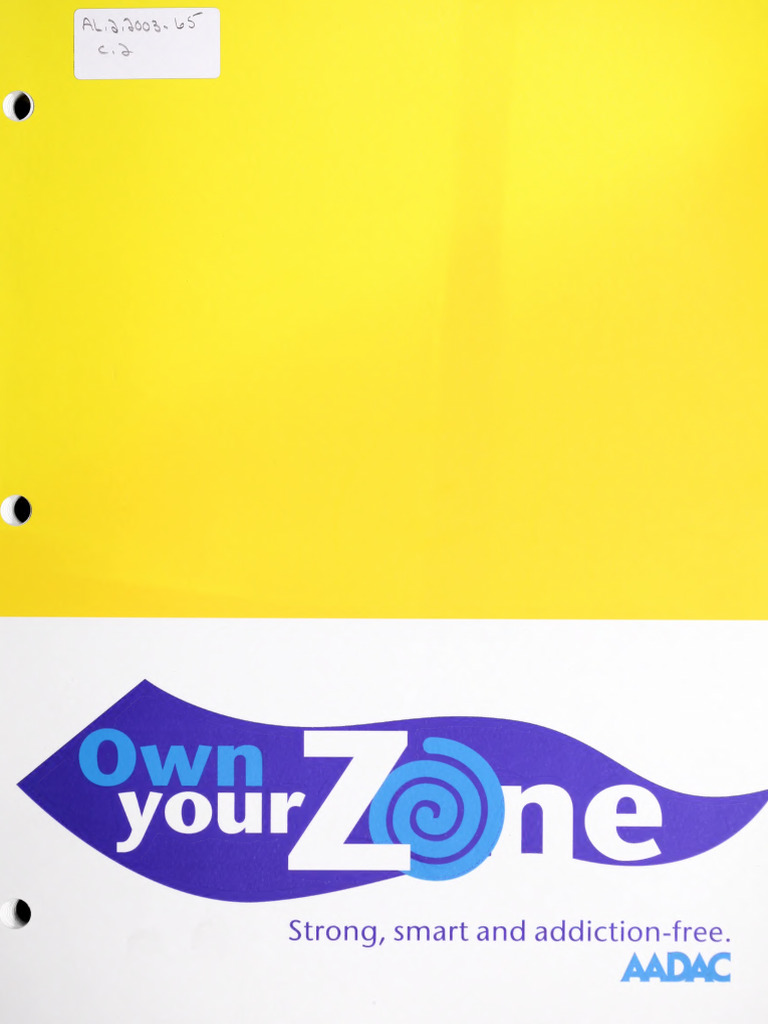 Own Your Zone Strong Smart and Addiction Free2002albe | PDF ...