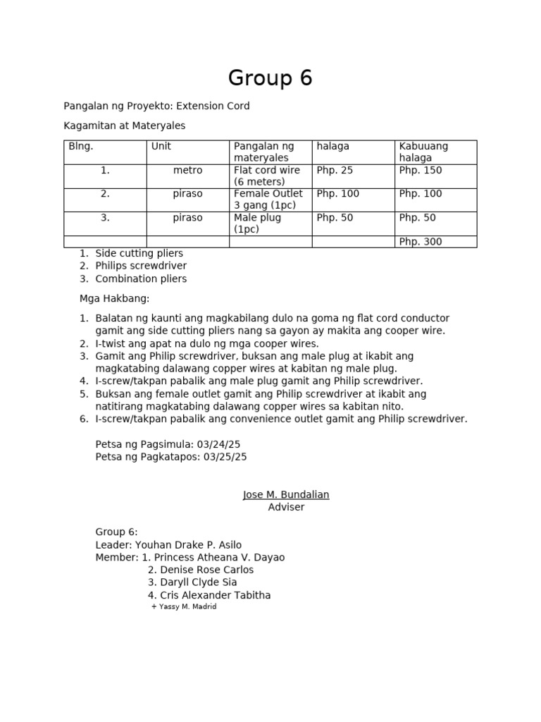 Group 6 | PDF