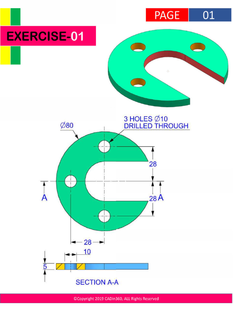 Solidworks Exercises | PDF