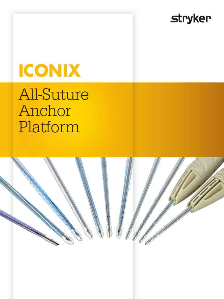ICONIX All-Suture Anchor Overview | PDF | Medical Specialties | Medicine