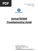 Bizhub750 600 Troubleshooting Guide 2st