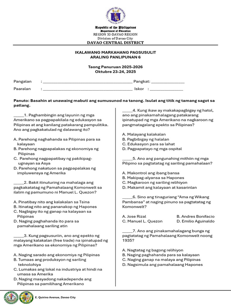 Grade 6 AP-2PE | PDF