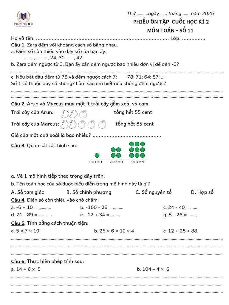 Toán 11 | PDF