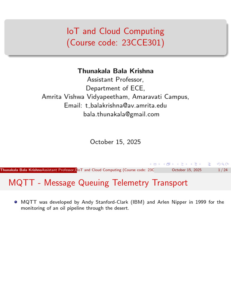 Understanding MQTT in IoT Systems | PDF | Networking Standards ...
