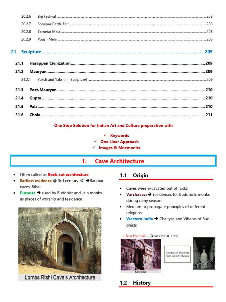 Indian Cave Architecture Overview | PDF | Indian Philosophy | Indian ...