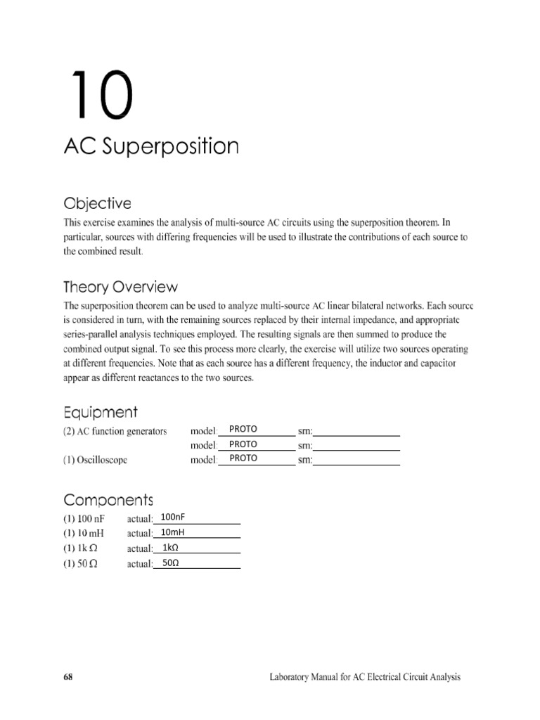 Circuit Analysis with Superposition Method | PDF | Resistor ...