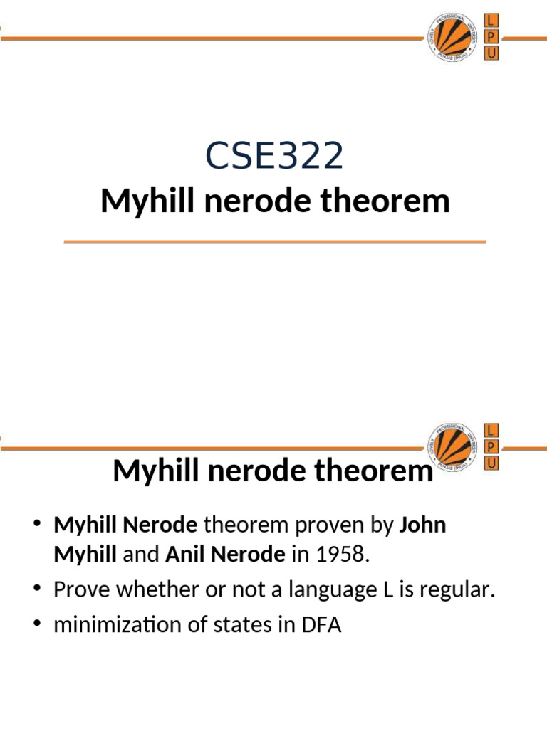 CSE322 Lecture 13 | PDF