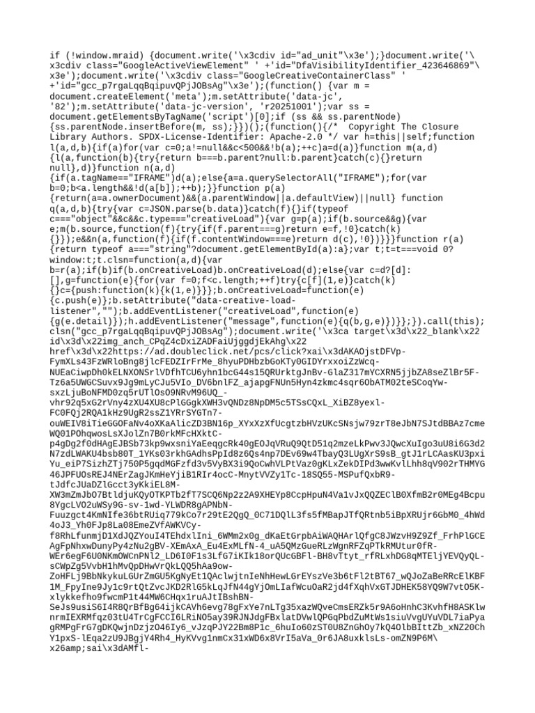 Ad Unit and Creative Load Script | PDF | Computer Programming ...
