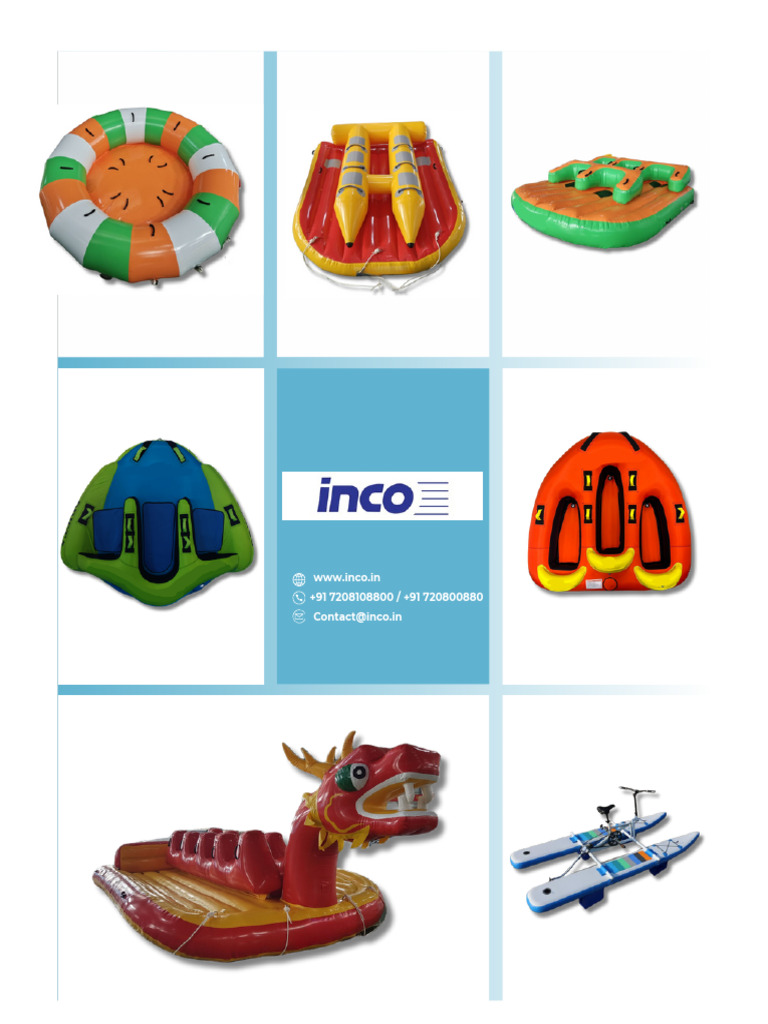 Inflatable Water Sports Equipment Guide | PDF