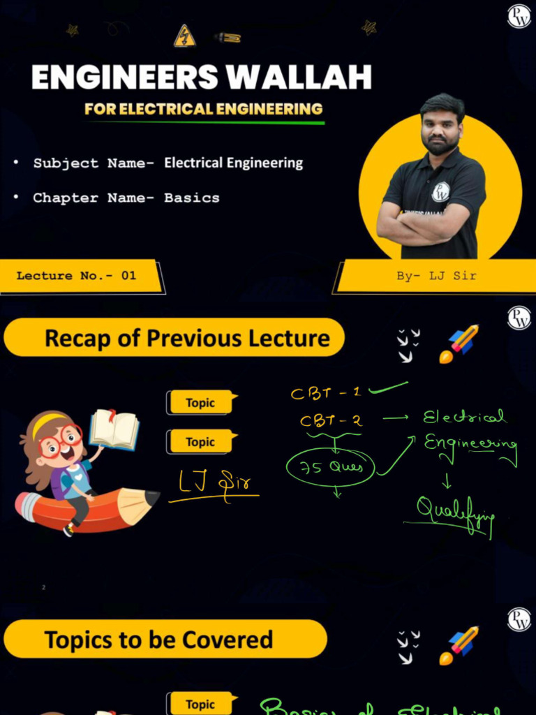 Basic Electrical 01 - Class Notes | PDF