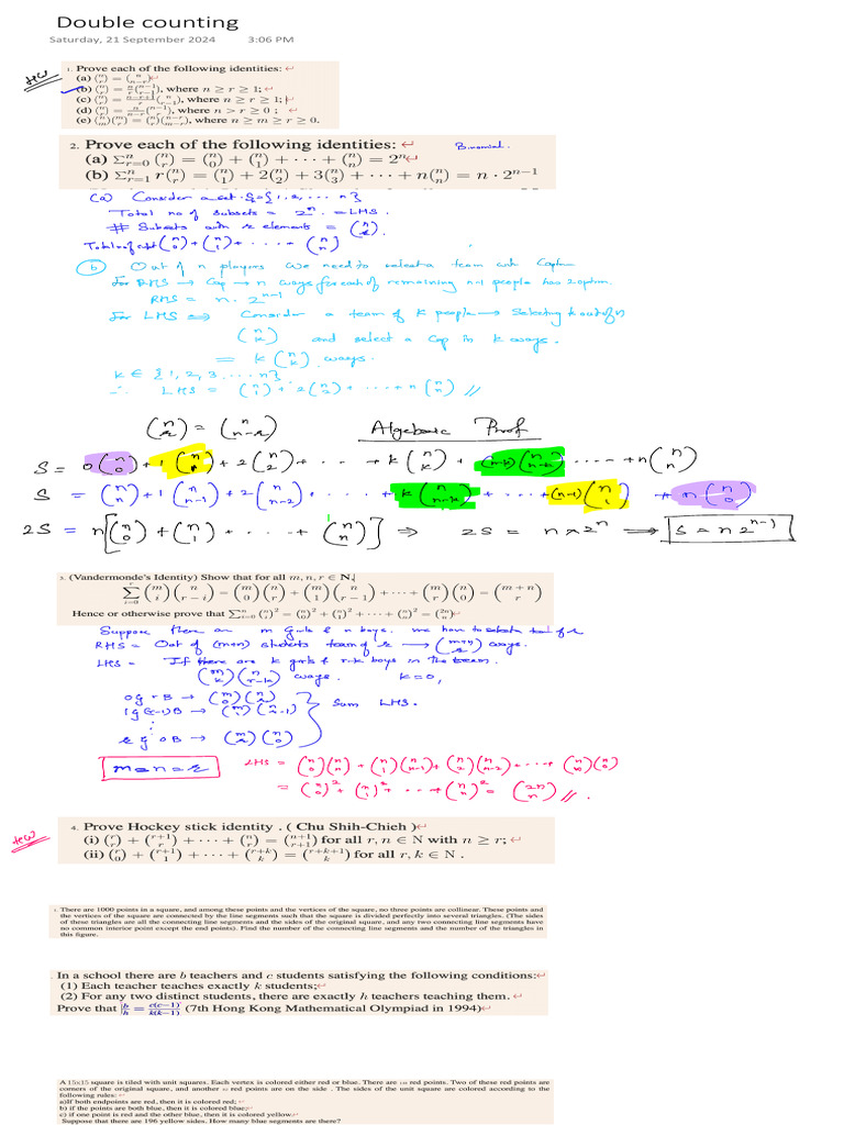 Double Counting | PDF