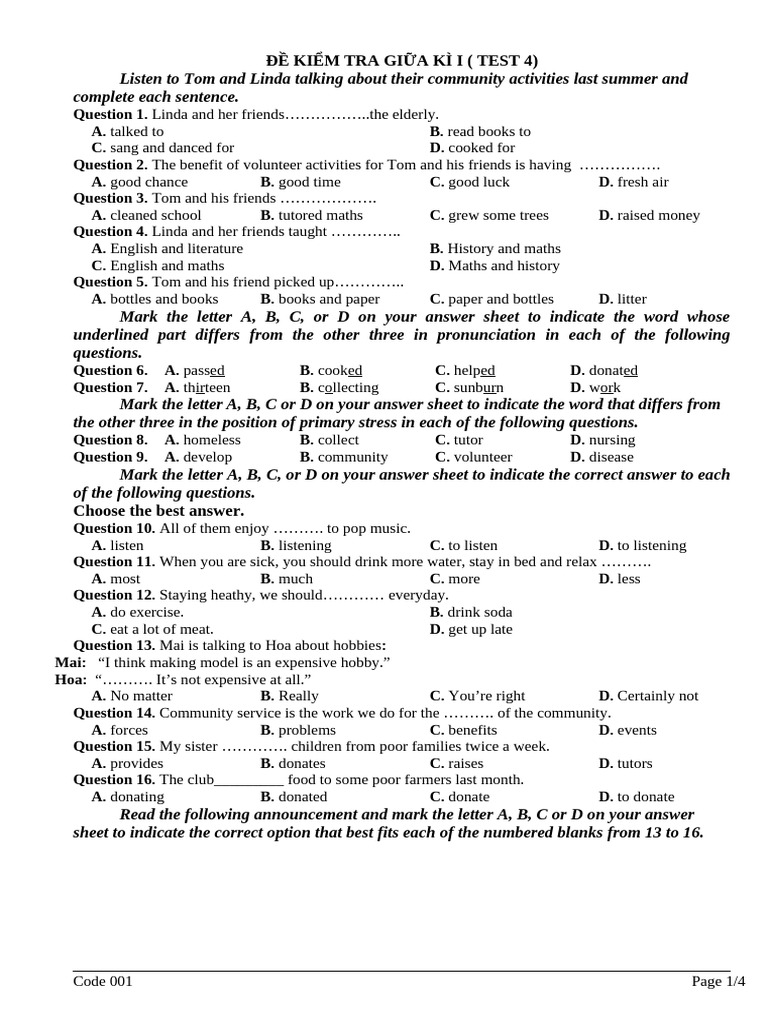 Test 4 | PDF