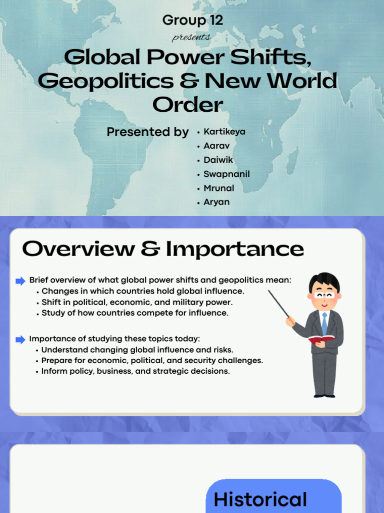 Global Power Shifts and Geopolitical Trends | PDF | International ...