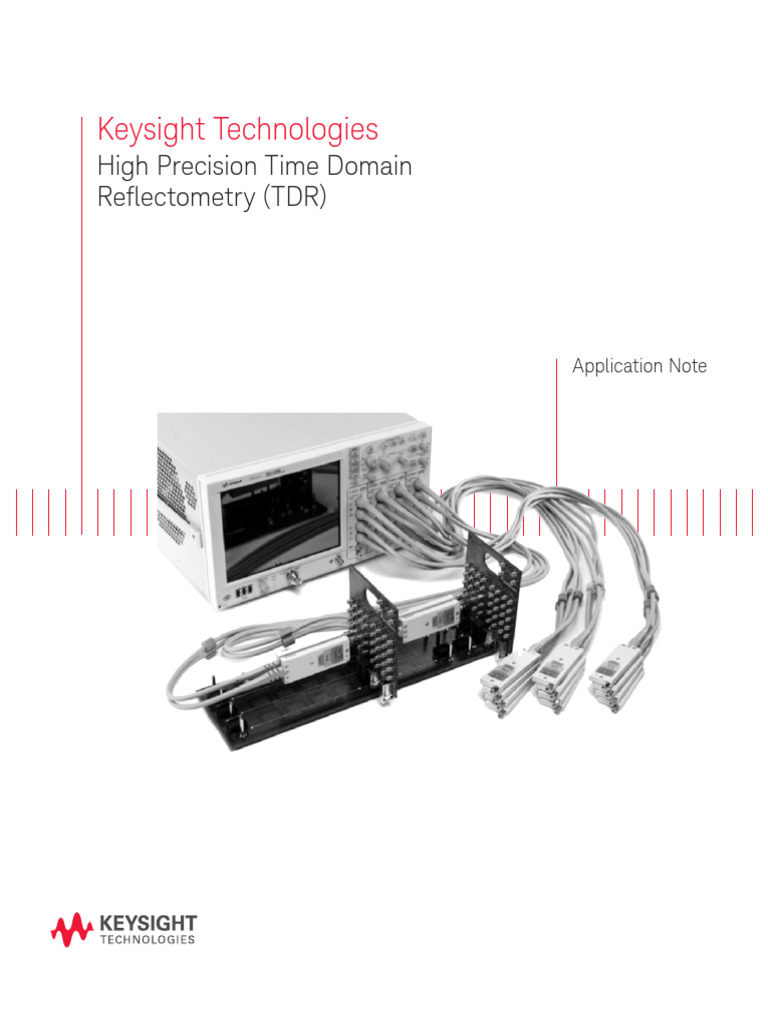 Keysight Technologies: High Precision Time Domain Reflectometry (TDR ...