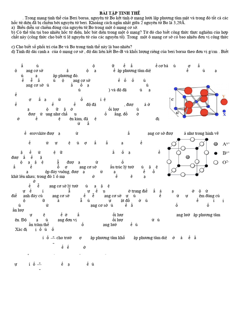 BT Tinh The | PDF