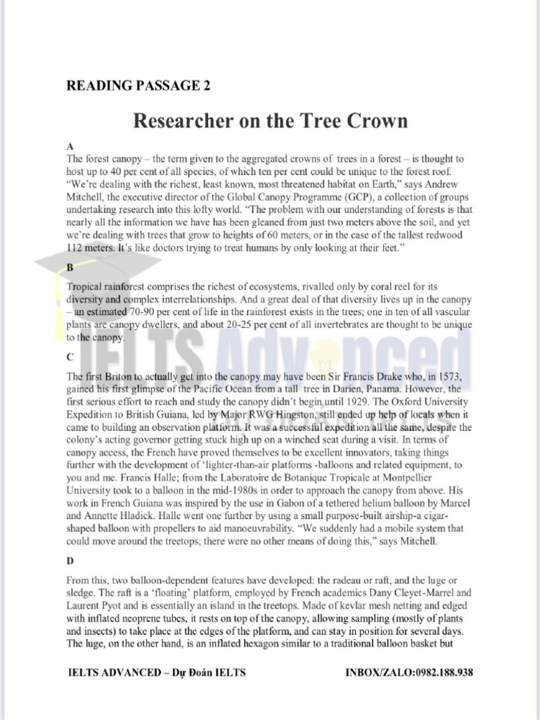 Practice Test Reading 3.12 | PDF